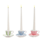 Sfesnic ceasca, verde/albastru/roz, 11 cm - SIMONA'S COLLECTION