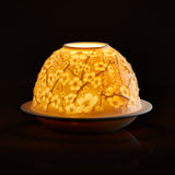 Sfesnic din portelan cu LED, Cherry Blossoms, Votivelights - BERNARDAUD