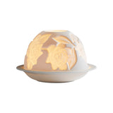 Sfesnic din portelan cu LED, Gardenia's Flowers, Votivelights - BERNARDAUD