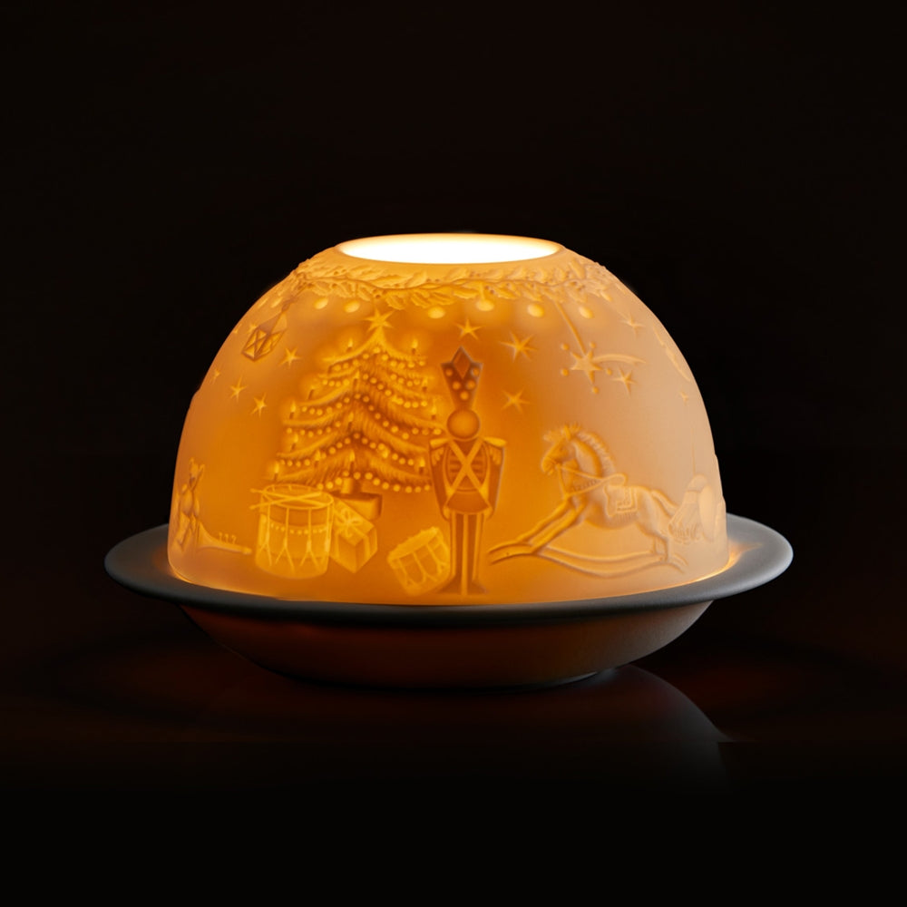 Sfesnic din portelan cu LED, Nutcracker, Votivelights - BERNARDAUD