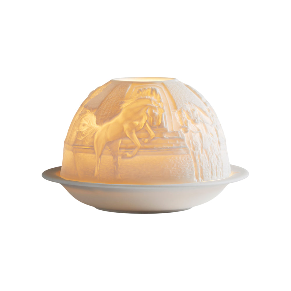 Sfesnic din portelan Equestrian Dream, Votivelights - BERNARDAUD