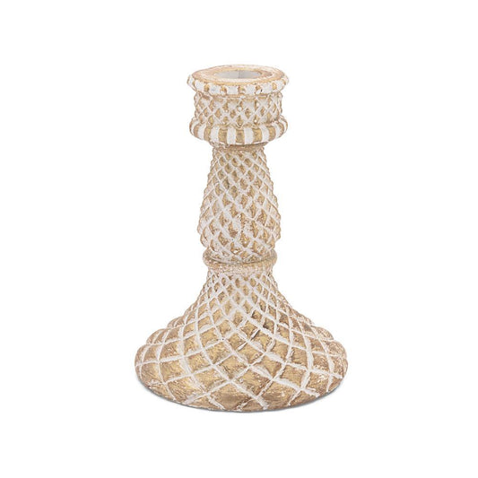 Sfesnic din rasina, crem, 15 cm, Faccioluce - SIMONA'S COLLECTION