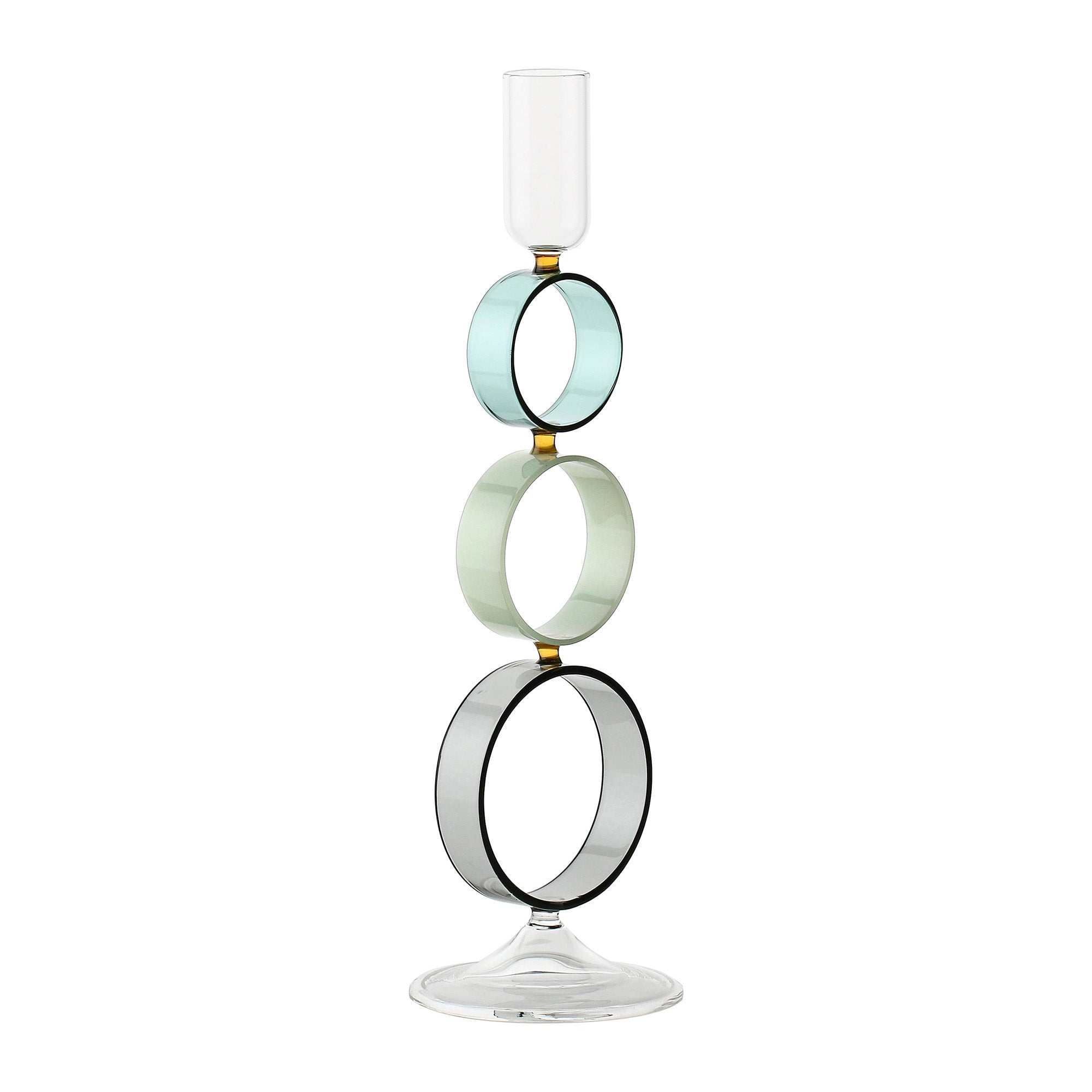 Sfesnic din sticla, 28 cm, Cerchiando - SIMONA'S COLLECTION