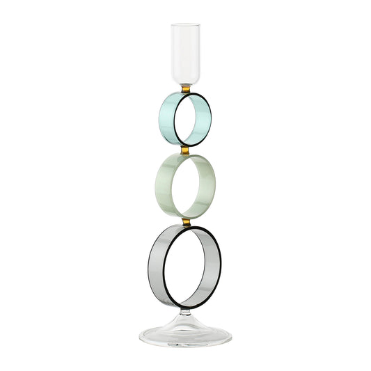Sfesnic din sticla, 28 cm, Cerchiando - SIMONA'S COLLECTION