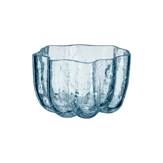 Sfesnic din sticla, Blue, 5.8 cm, Crackle by Asa Jungnelius - KOSTA BODA