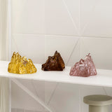 Sfesnic din sticla cristalina, Bronze, 14 cm, The Rock by Hanna Hansdotter - KOSTA BODA