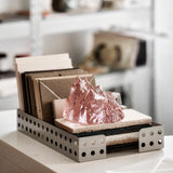 Sfesnic din sticla cristalina, Pink, 14 cm, The Rock by Hanna Hansdotter - KOSTA BODA