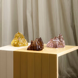 Sfesnic din sticla cristalina, Pink, 14 cm, The Rock by Hanna Hansdotter - KOSTA BODA