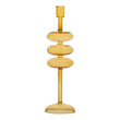 Sfesnic din sticla, galben, 36 cm, Soffusi - SIMONA'S COLLECTION