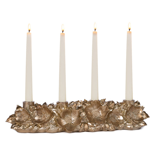 Sfesnic Floral, auriu, 44 cm - SIMONA'S CHRISTMAS