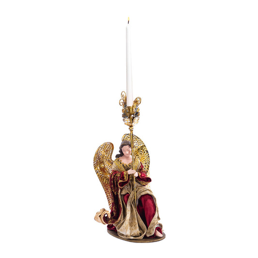Sfesnic Inger Skye, burgundy/auriu, 45 cm - SIMONA'S CHRISTMAS