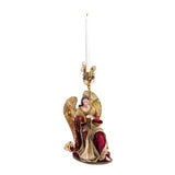 Sfesnic Inger Skye, burgundy/auriu, 45 cm - SIMONA'S CHRISTMAS