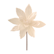Floare decorativa Craciunita, ivoar, 45 cm - Simona's Christmas