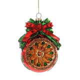 Glob din sticla, multicolor, 13 cm, Dariel - Simona's Christmas