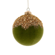 Glob din sticla, verde, 10 cm, Abner - Simona's Christmas