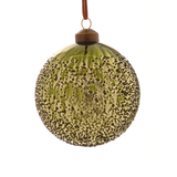 Glob din sticla, verde, 12 cm, Absalom - Simona's Christmas