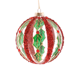 Glob din sticla, multicolor, 10 cm, Holy Stripes - Simona's Christmas