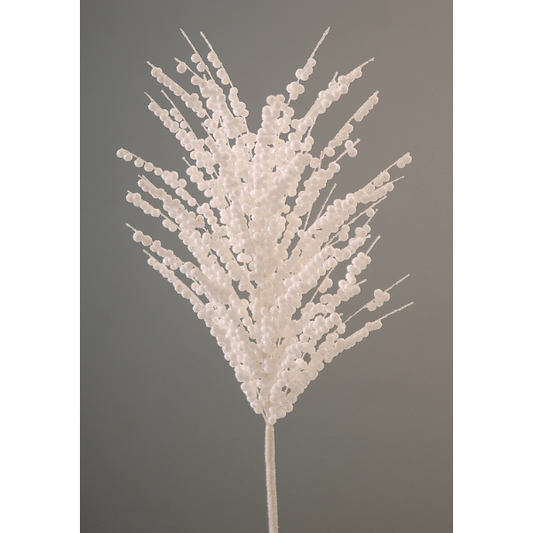 Ramura decorativa Berries, alb, 65 cm, Priska - Simona's Christmas