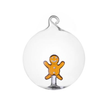 Glob din sticla, Gingerbread, 8 cm, Sweet & Candy by Alessandra Baldereschi - ICHENDORF