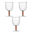 Set 3 pahare pentru vin, 13.8 cm, Rivoli by Mario Trimarchi - ICHENDORF