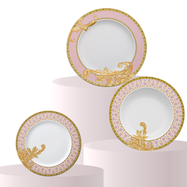 Set cina pentru 1 persoana, 3 piese Les Reves Byzantins - VERSACE