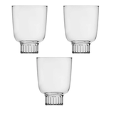 Set 3 pahare pentru apa, Clear, Liberta by Margherita Rui - ICHENDORF
