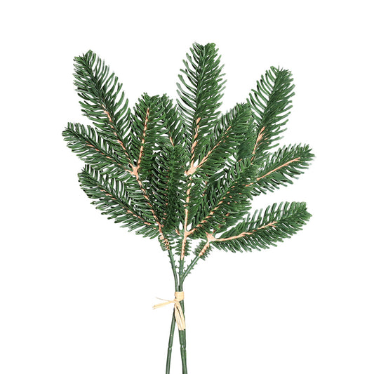 Snop decorativ Bradut, verde, 38 cm - SIMONA'S CHRISTMAS