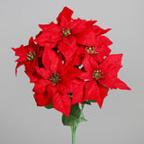 Snop decorativ Craciunita, rosu, 46 cm - SIMONA'S CHRISTMAS