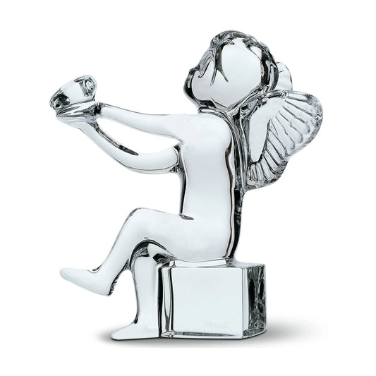 Statueta din cristal, Ange Cherub Heart - BACCARAT