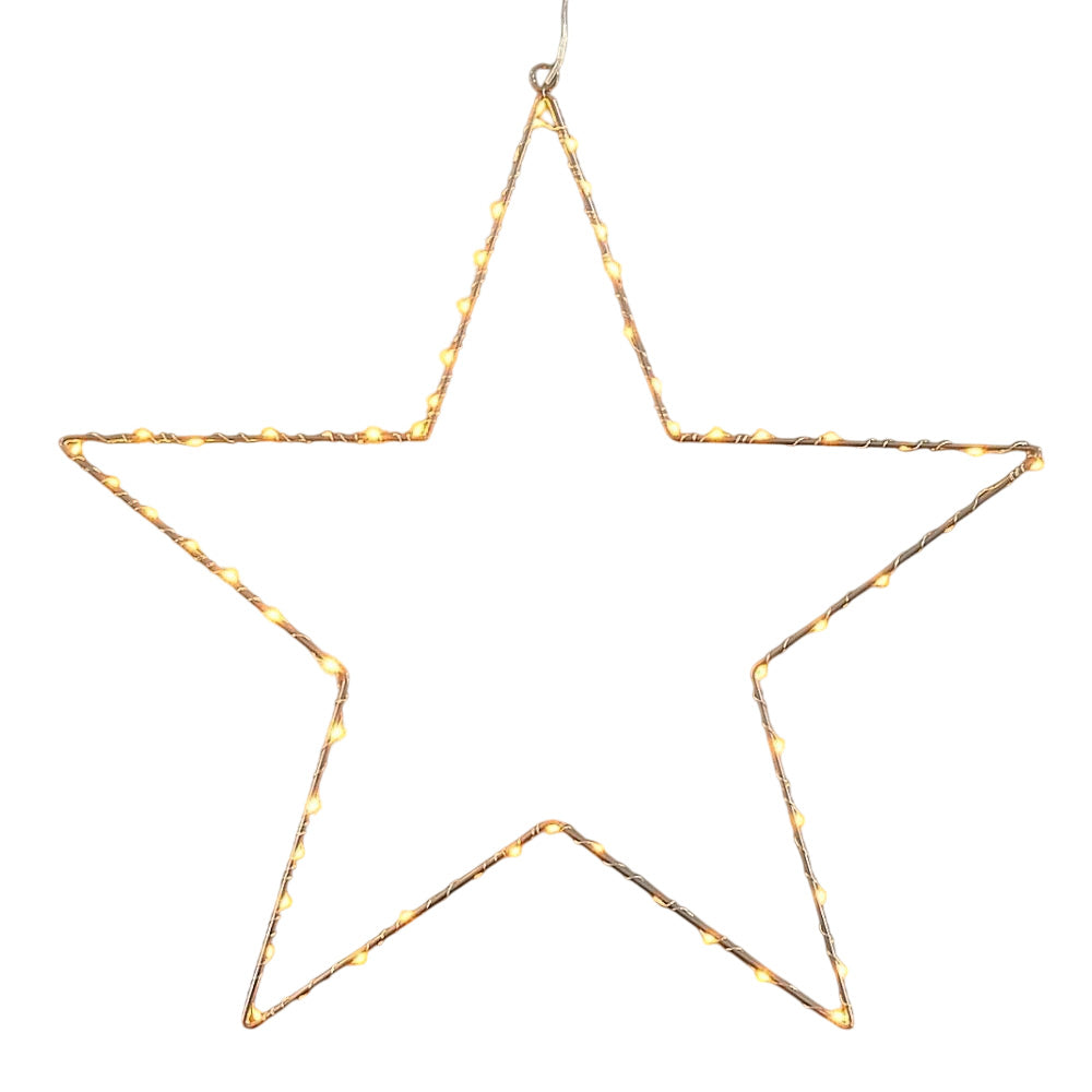 Stea decorativa cu 60 de leduri, 50 cm - SIMONA'S Christmas