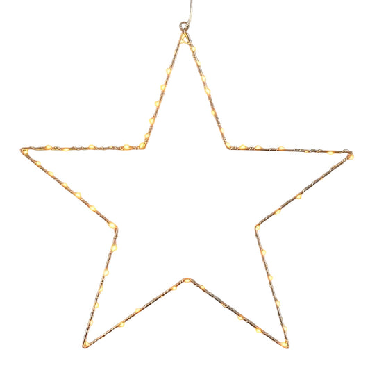 Stea decorativa cu 60 de leduri, 50 cm - SIMONA'S Christmas