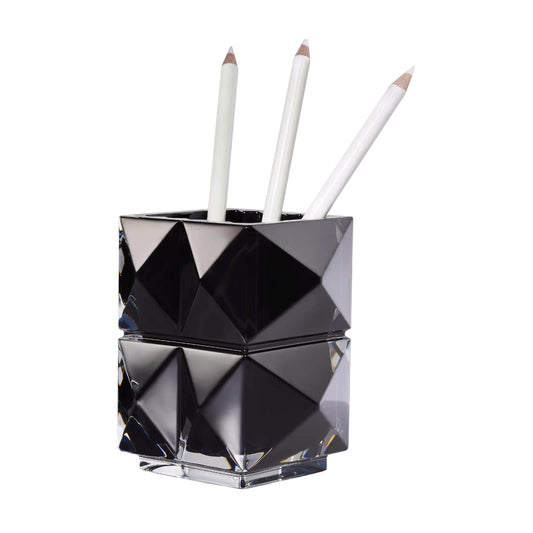 Suport din cristal pentru creioane, Black, Louxor by Thomas Bastide - BACCARAT