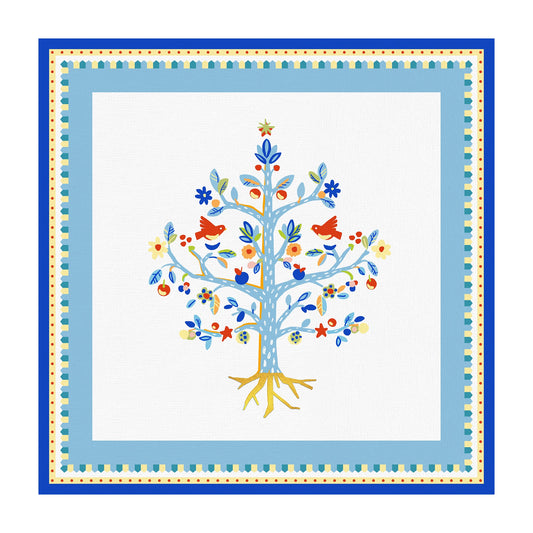 Suport farfurie, 38x38 cm, Mamma Mia Tree of Life - BACI MILANO