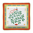 Tava din portelan, 15 x 15 cm, Mamma Mia Xmas Mistletoe - BACI MILANO