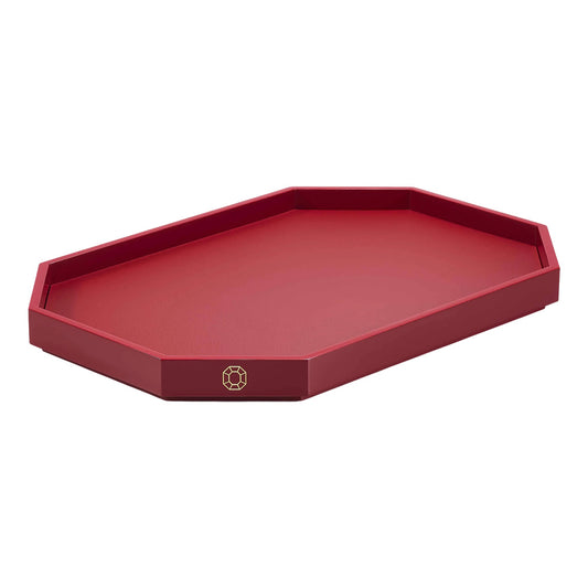 Tava pentru servire, Red, 46x32 cm, Octogone - BACCARAT