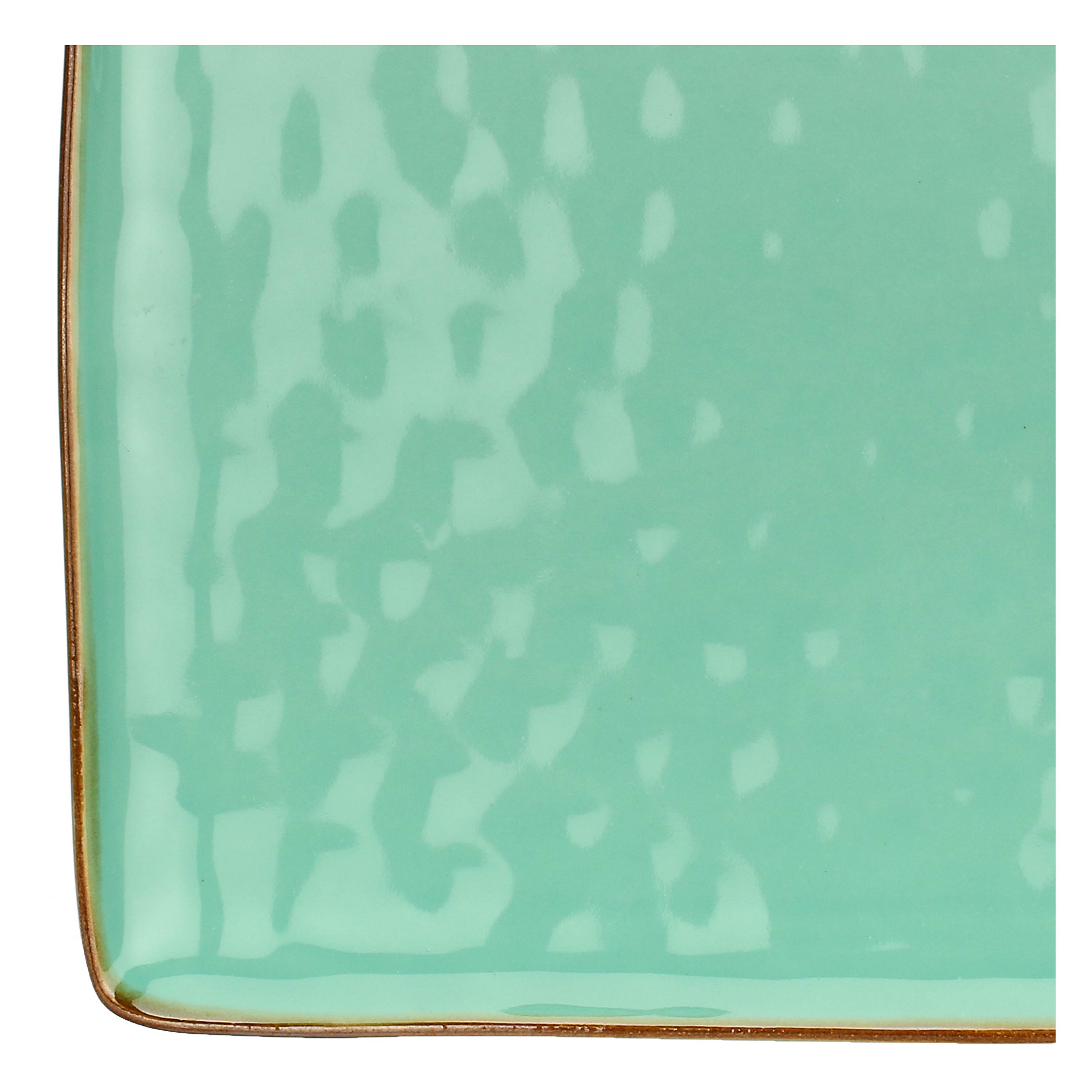 Tava pentru servire, verde aqua, 36x26.5 cm, Concerto - SIMONA'S COLLECTION