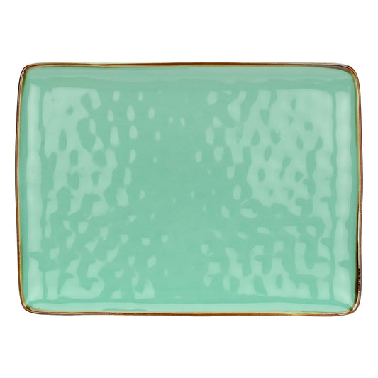 Tava pentru servire, verde aqua, 36x26.5 cm, Concerto - SIMONA'S COLLECTION