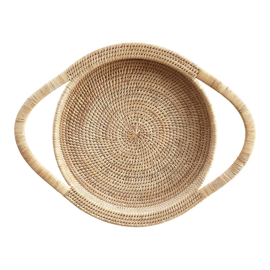 Tava rotunda, bej, 53x41 cm, Botanio - LA PORCELLANA BIANCA