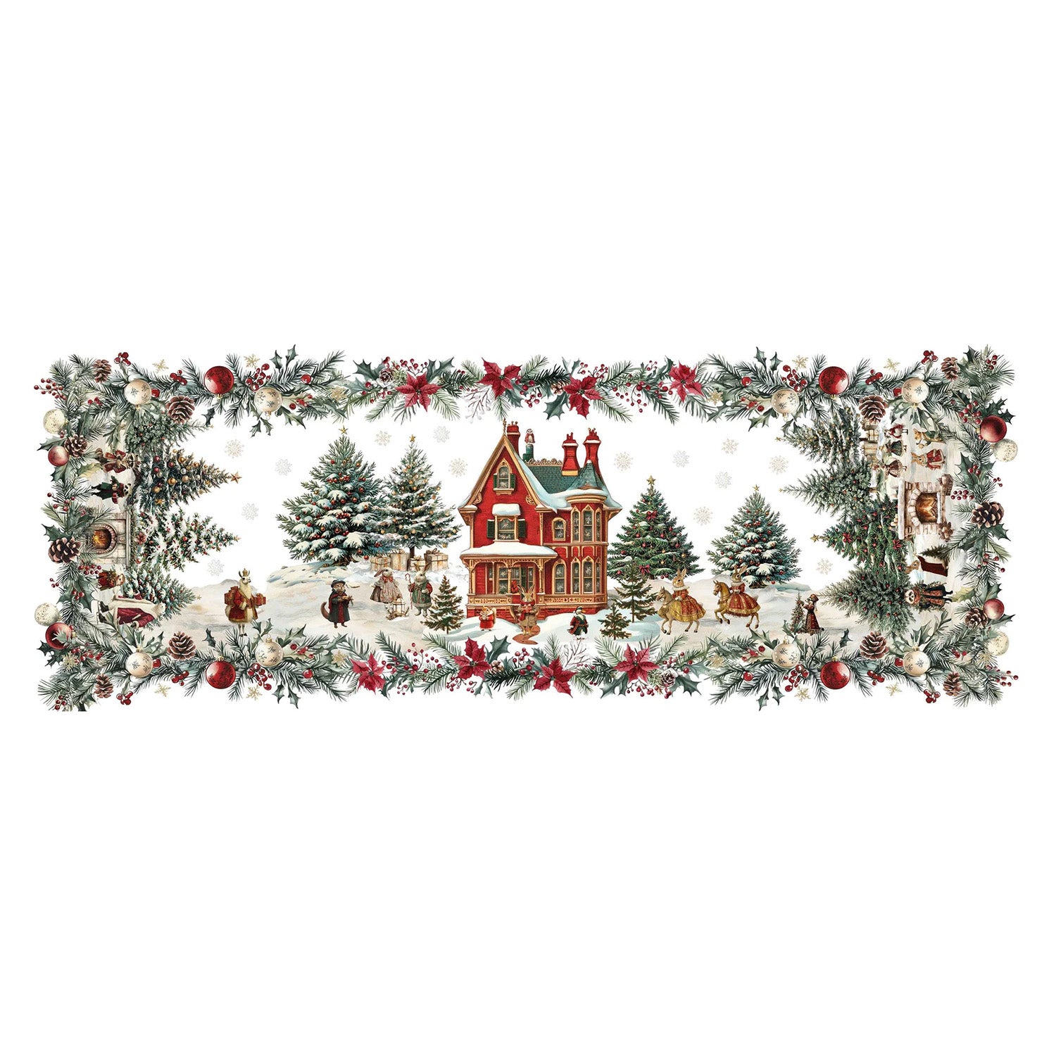 Traversa 50x150 cm, Xmas Village - NAPKING