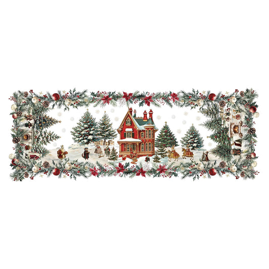 Traversa 50x150 cm, Xmas Village - NAPKING