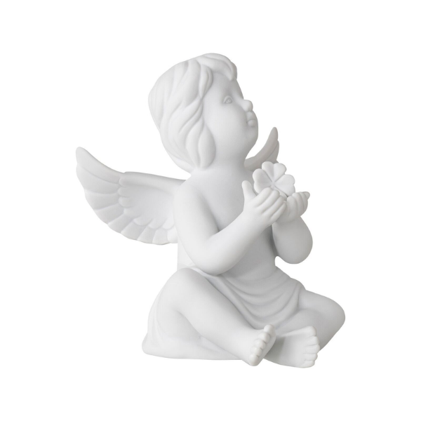 Figurina din portelan, inger cu trifoi, 14 cm, Angels - ROSENTHAL