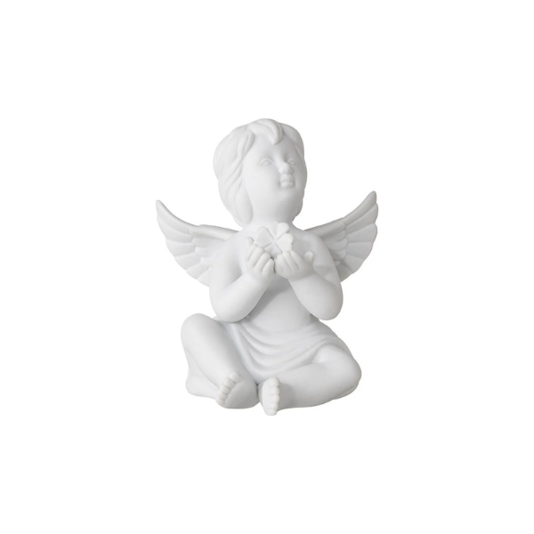 Figurina din portelan, inger cu trifoi, 11 cm, Angels - ROSENTHAL
