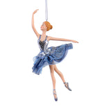 Ornament pentru brad, Balerina Glisten, albastru, 18 cm, SIMONA'S CHRISTMAS