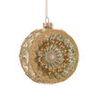Glob din sticla, verde, 10 cm, Celeste - Simona's Christmas
