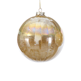 Glob din sticla, 8cm, auriu, Cynthia - Simona's Christmas
