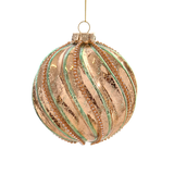 Glob din sticla,10 cm, auriu, Hannah - Simona's Christmas