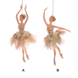 Ornament pentru brad, 17 cm, auriu, Ballerina - Simona's Christmas