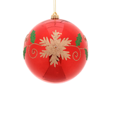 Glob din sticla, rosu, 20 cm, Felix - Simona's Christmas