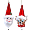 Ornamente pentru brad, Santa/Rudolph, 18 cm - Simona's Christmas