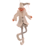 Decoratiune spiridus, 61 cm, argintiu, Nuray - Simona's Christmas